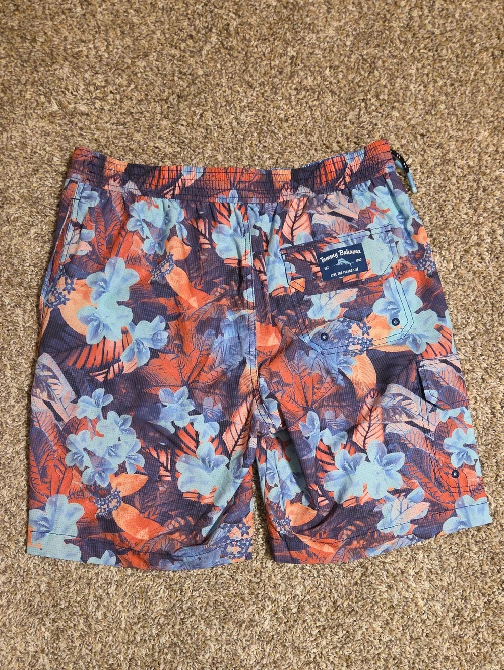 TOMMY BAHAMA Baja Techno Flora Hybrid Board Shorts